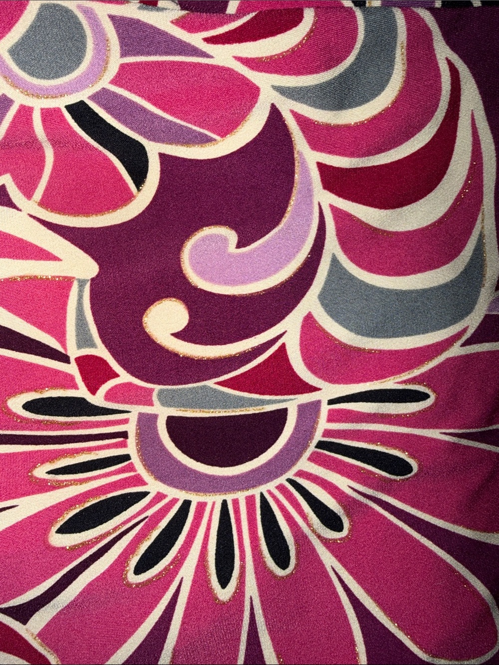 Rampage Pink Purple Floral Y2K Spaghetti Strap Top - Picture 4 of 7